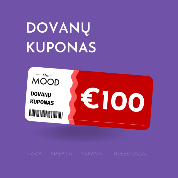The Mood €100 vertės dovanų kuponas