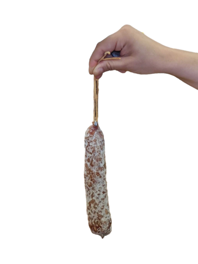 vytinta kiaulienos dešra su saulėje džiovintais pomidorais