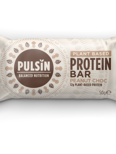 Šokoladinis žemės riešutų proteininis batonėlis PULSIN
