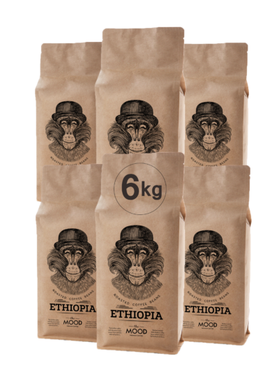 Ethiopia Coffee The Mood, 6 x 1 kg.