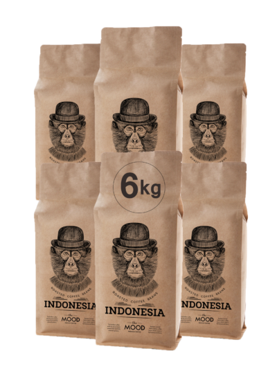 Indonesia Coffee The Mood, 6 x 1 kg.