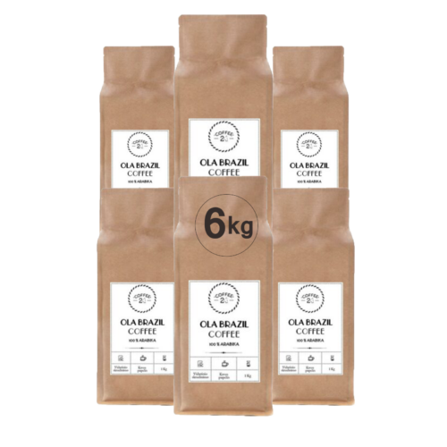 Ola Brazil coffee The MOOD, 6 x 1 kg.