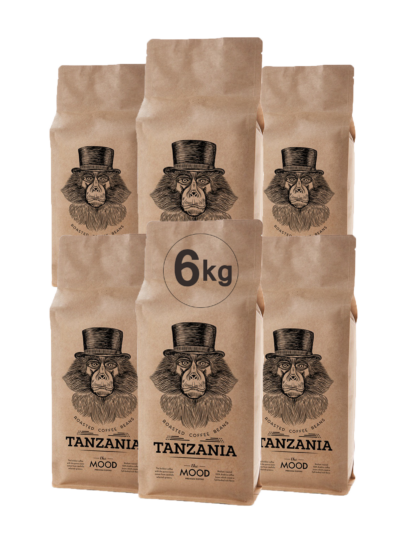 Coffee Tanzania THE MOOD, 6 x 1 kg.
