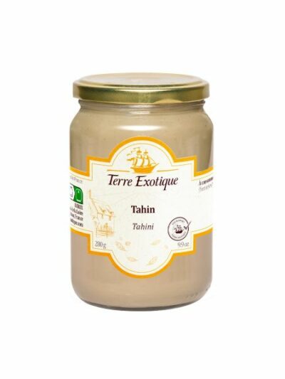 Sezamų pasta TAHINI - sezamų sėklų kremas, turintis švelnų riešutų skonį su kartumo natomis. Jis ne tik labai universalus, bet ir maistingas,
