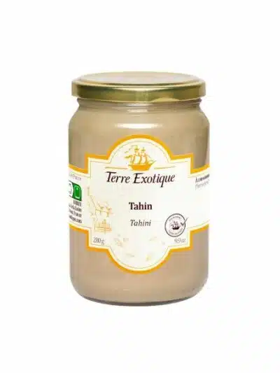 Sezamų pasta TAHINI - sezamų sėklų kremas, turintis švelnų riešutų skonį su kartumo natomis. Jis ne tik labai universalus, bet ir maistingas,