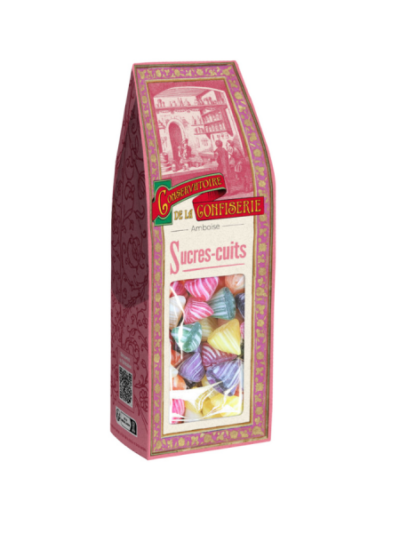 Prancūziški kietieji saldainiai „Berlingots“