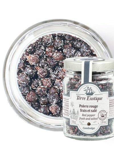 sūdyti raudonieji kampot pipirai