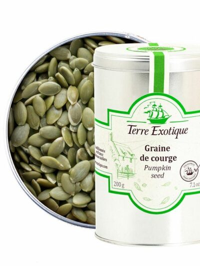 Moliūgų sėklos TERRE EXOTIQUE, 200 g skardinė – The Mood