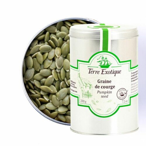 Moliūgų sėklos TERRE EXOTIQUE, 200 g skardinė – The Mood
