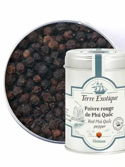 Raudonieji Phu Quoc pipirai TERRE EXOTIQUE, 50 g skardinė – The Mood