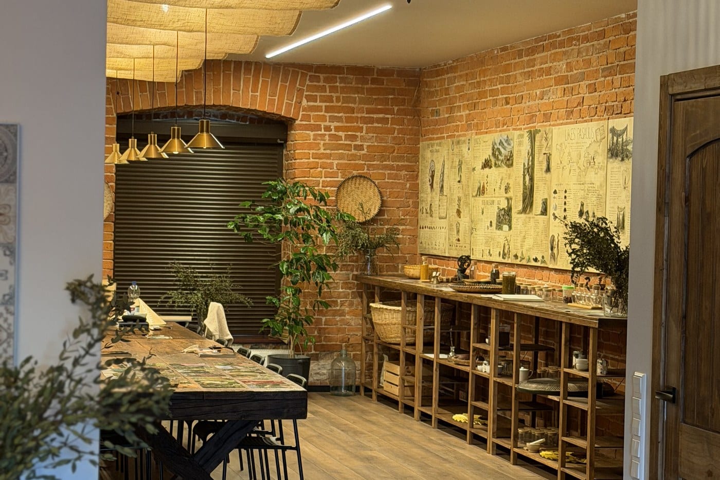 Pipirų galerijos degustacijų erdvė Kaune