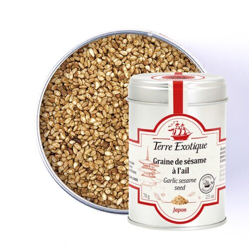 Sezamų sėklos su česnaku TERRE EXOTIQUE, 70 g